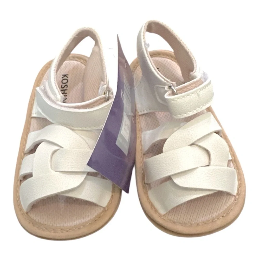 Koshine Baby Sandals Cream | Size 12–18 Months